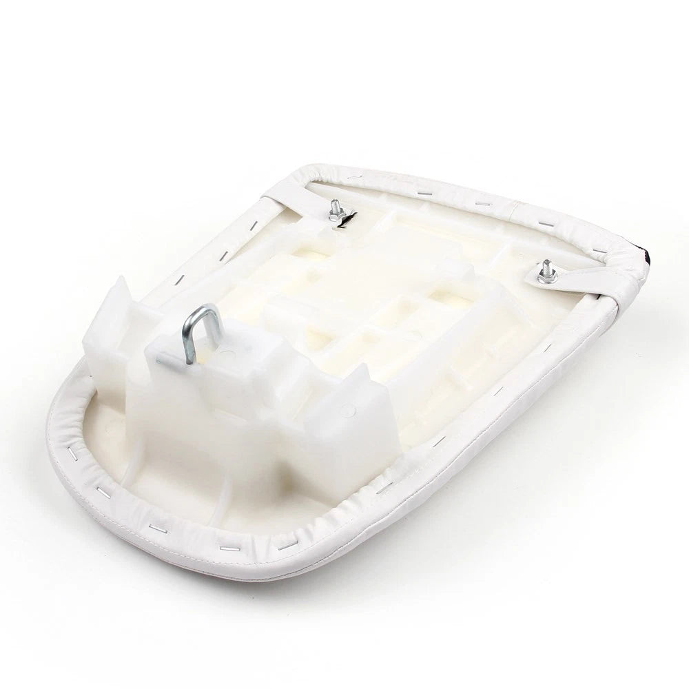 Leather Rear Pillion Seat for Honda CBR929R (2000–2001) White
