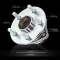 Set of 2 Rear Wheel Bearings & Hubs for Toyota Celica/Corolla/Matrix/Prius (00–09)