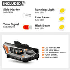 Full LED Headlight Passenger Side for Chevrolet Traverse (2018–2021)