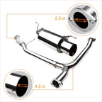 Catback Exhaust System for Honda Accord 3.0L V6 (1998–2002) - Dual 4.5" Tip