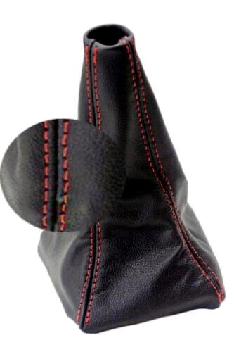 Manual Shift Boot Cover for Subaru Forester (2003–2008) Red Stitch