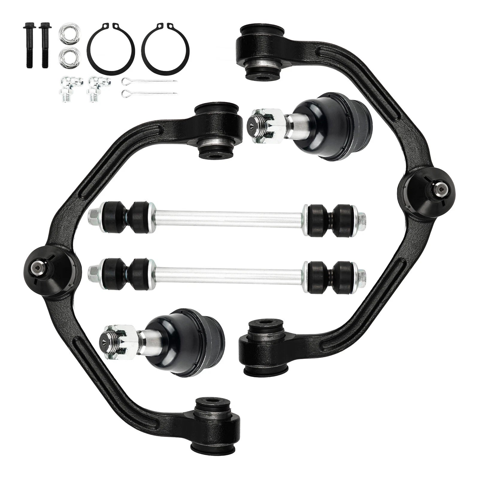 Front Upper Control Arms Ball Joints and Sway Bar for Ford Ranger Mazda (1998–2007)