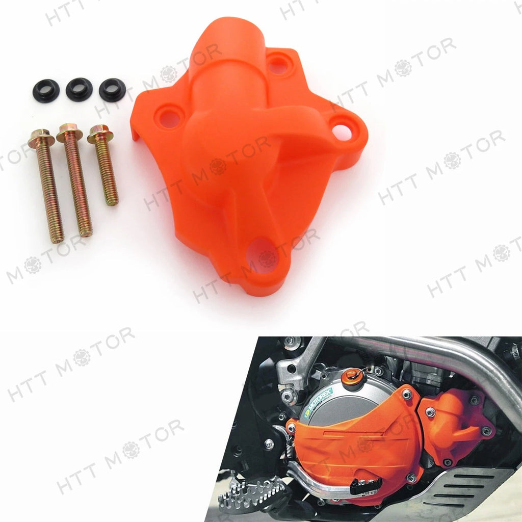 Orange ABS Water Pump Cover Protector for KTM 250 SX-F/XC-F/XCF-W/EXC-F (2014–2015)