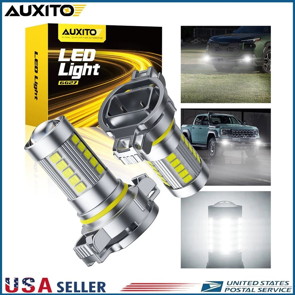 AUXITO 5202 LED Fog Light Bulbs for Chevy Silverado 1500/2500/3500 HD (2007–2014)
