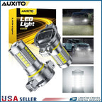 AUXITO 5202 LED Fog Light Bulbs for Chevy Silverado 1500/2500/3500 HD (2007–2014)