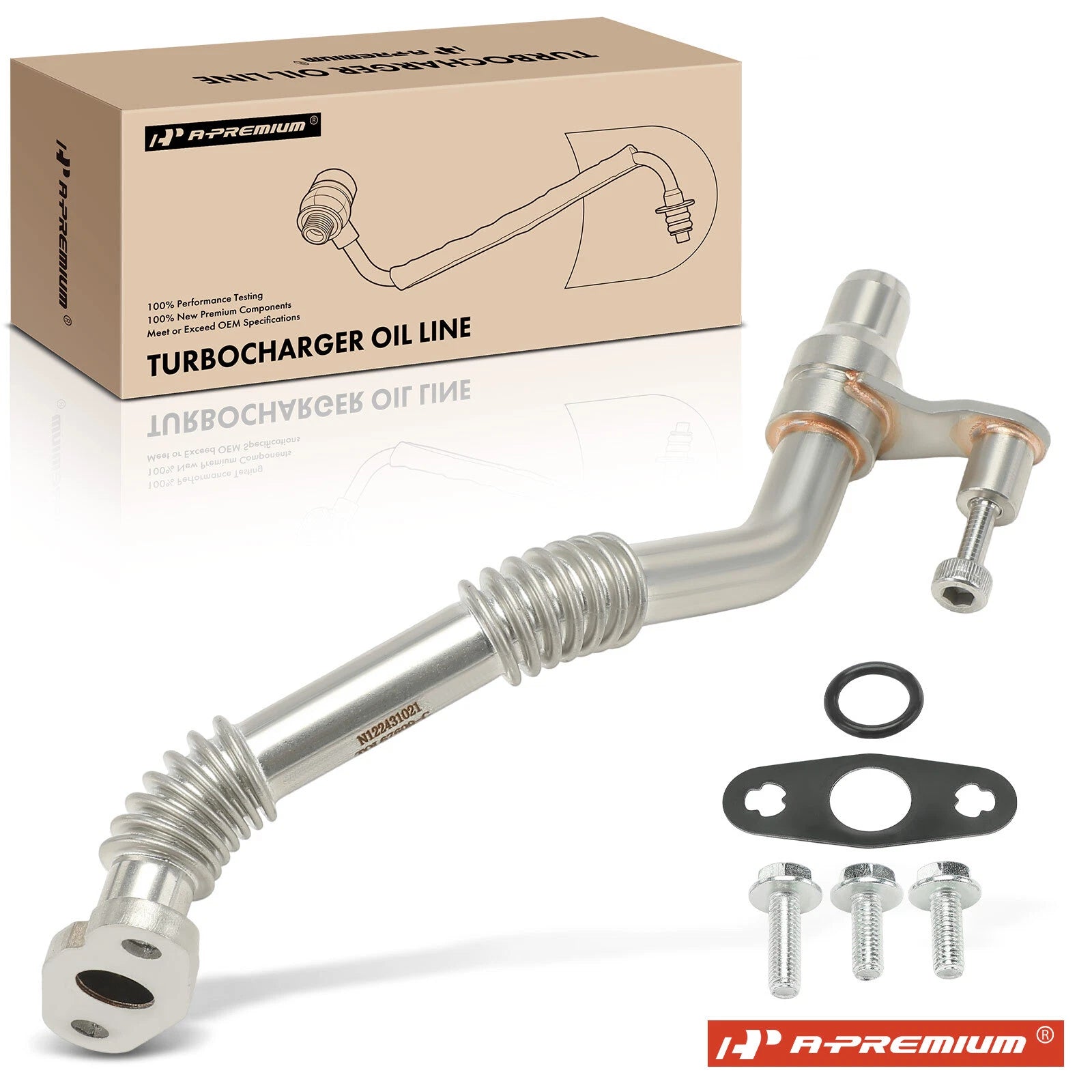 Turbocharger Oil Return Tube for BMW X5 550i 650i 750i (2007–2013)
