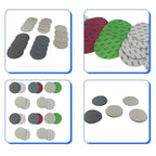 Sanding Disc Set of 10 for Universal Use (125mm, Silicon Carbide, Waterproof)