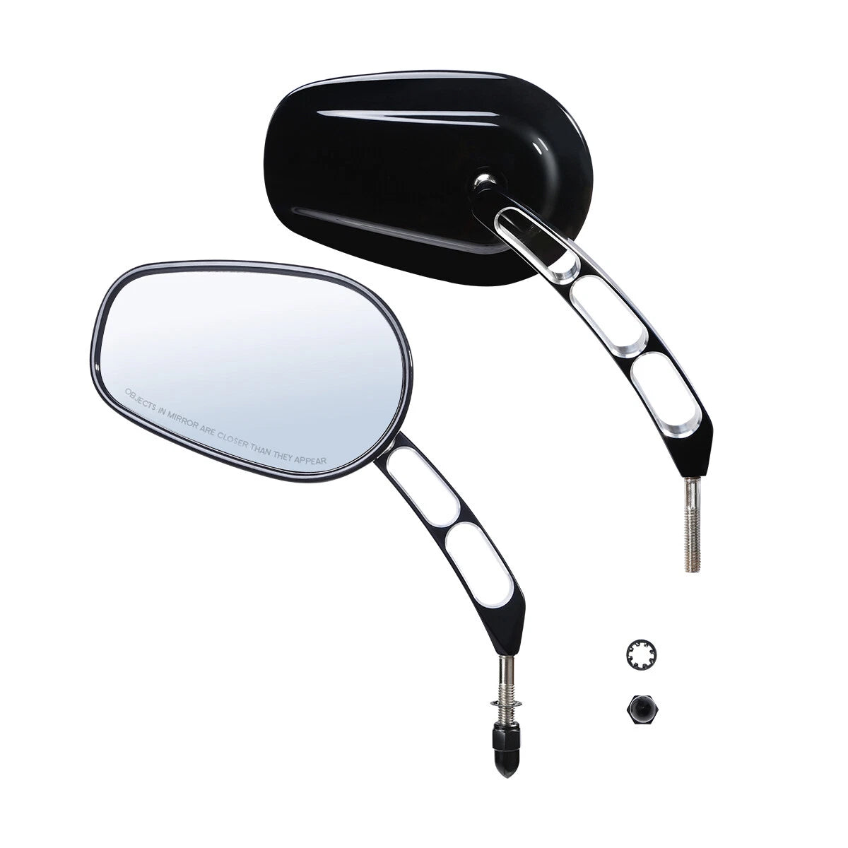 Rear View Mirrors for Harley Davidson Touring Road King Glide VRSCAW V-ROD (2002–2023)