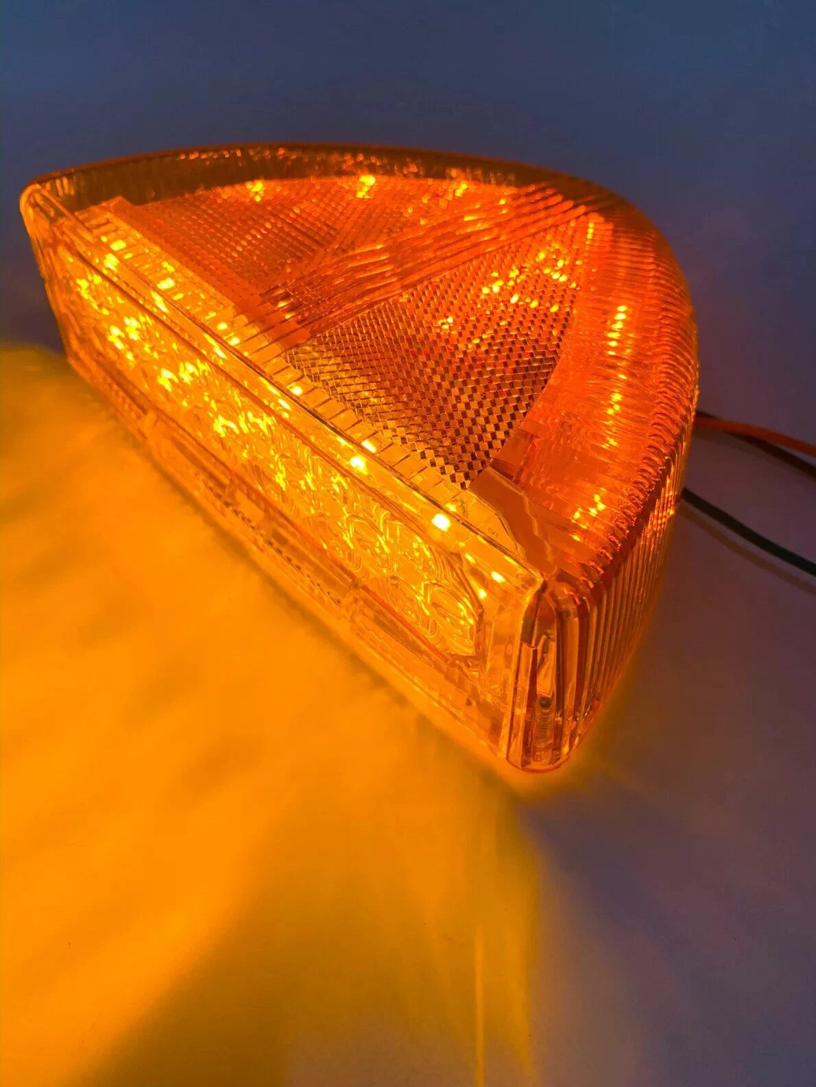 Low Profile Amber LED Side Turn Signal for Peterbilt 379 378 (2000–2024)