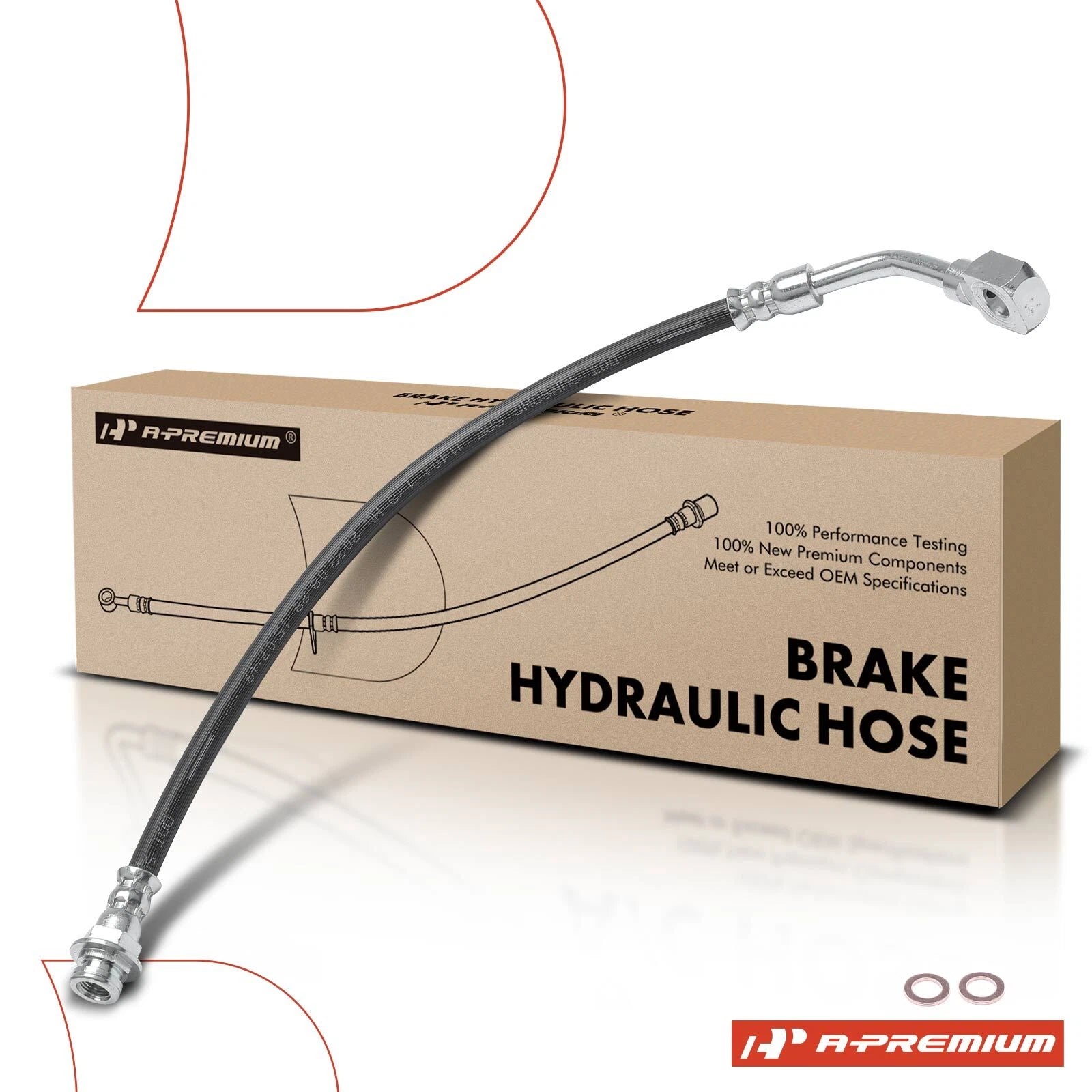 Rear Brake Hydraulic Hose for Chevrolet Corvette (1997–2004)