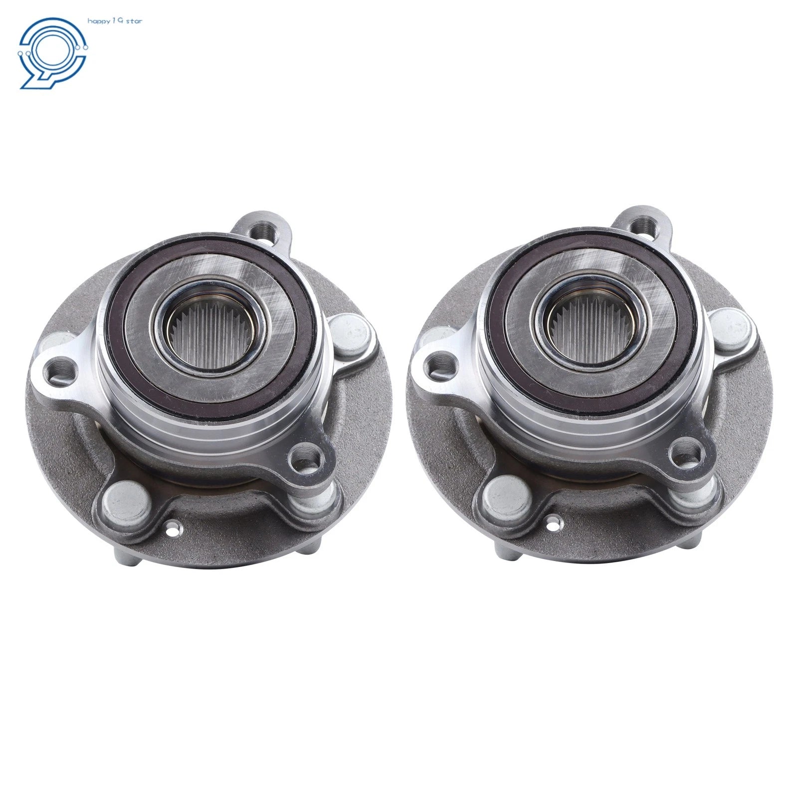 2 Front Rear Wheel Hub Bearings for Hyundai Elantra (2017–2020) Kia Forte (2019–2022)