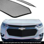 Upper Black Mesh Grille Insert for Chevy Traverse (2018-2021)