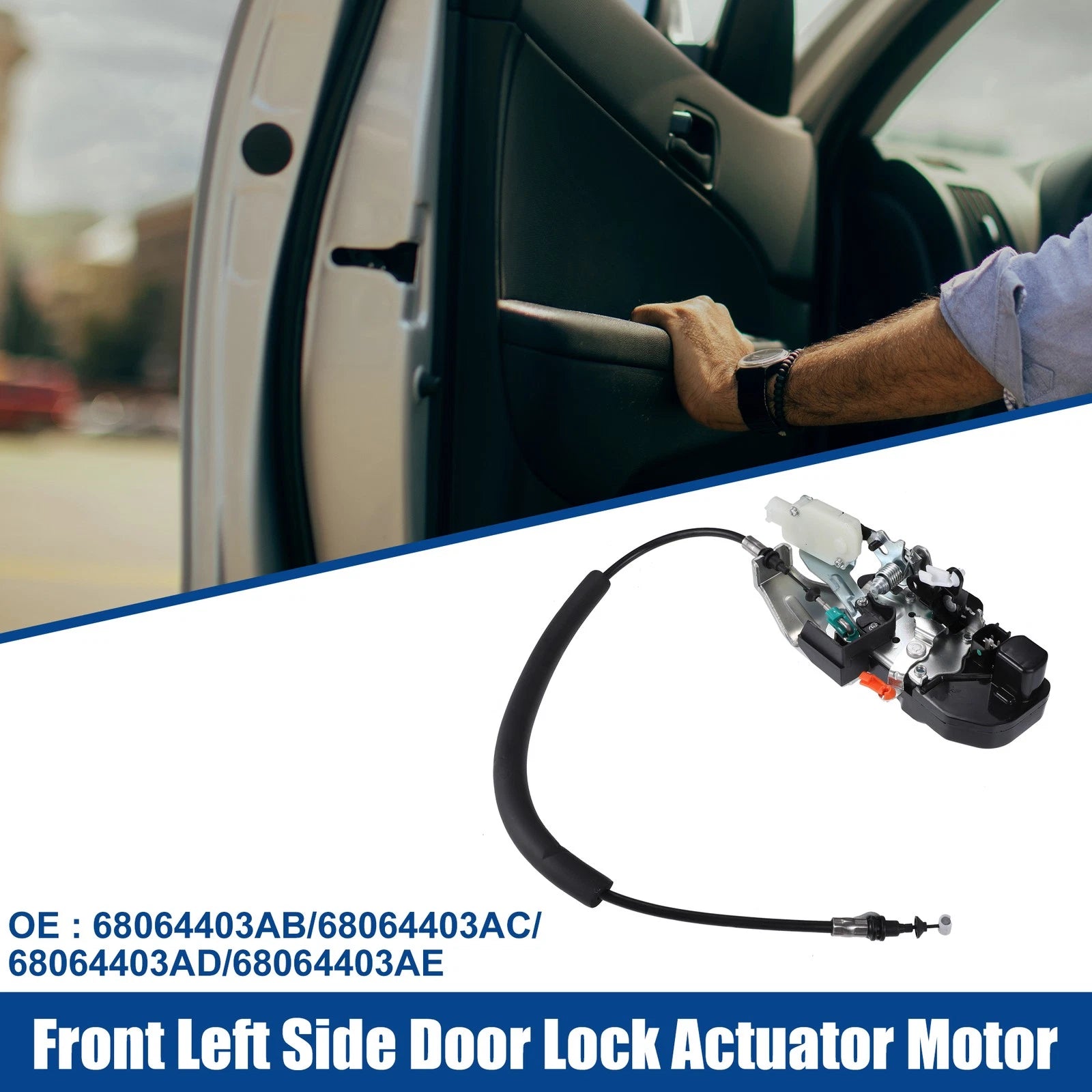 Front Left Door Lock Actuator Motor for Dodge Challenger (2011–2014) No. 68064403AB