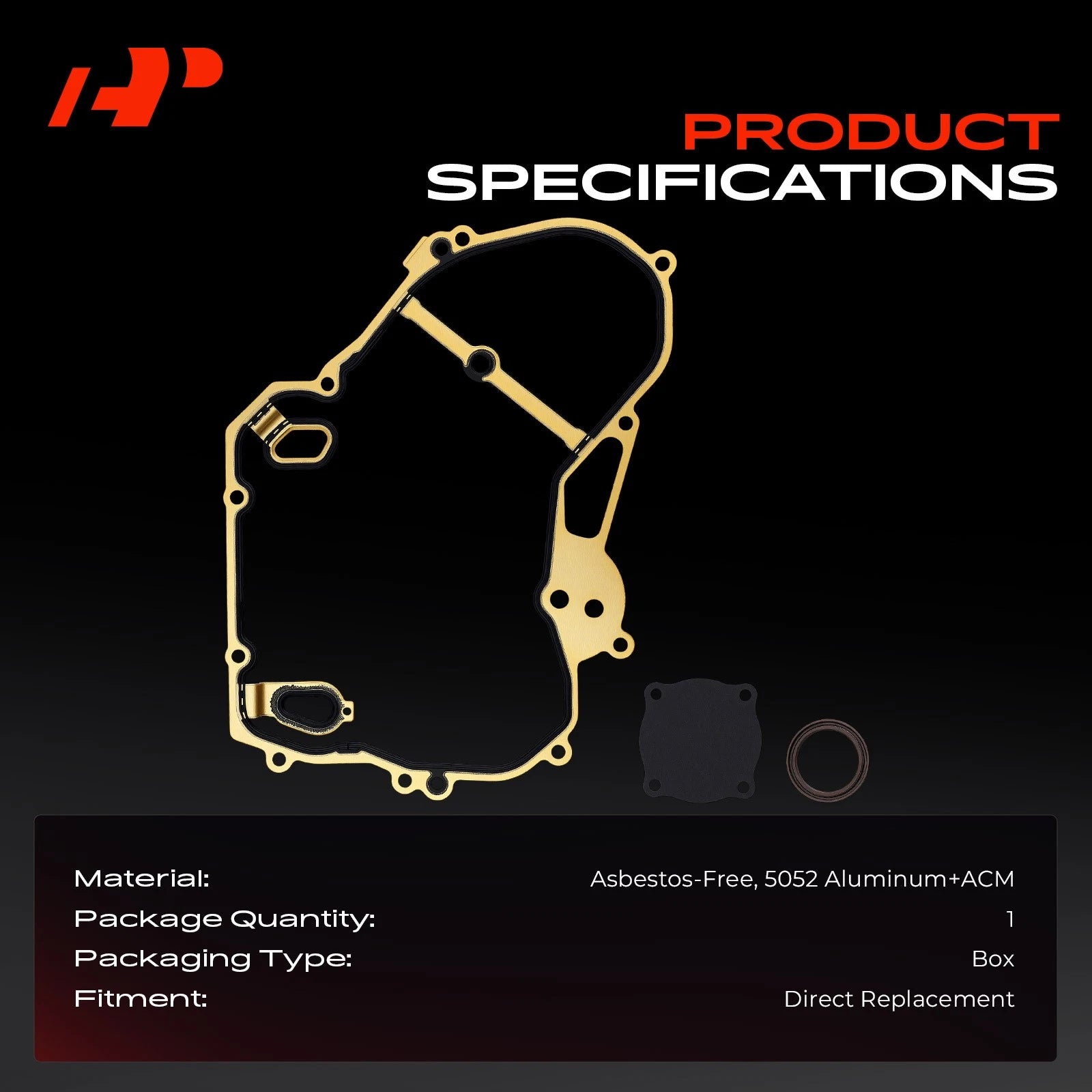 Engine Timing Cover Gasket Set for Chevy Malibu Cobalt Pontiac (2004â2010)