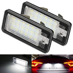 2X Canbus LED License Plate Lights for Audi A3 A4 S4 A6 A8 Q7 Quattro