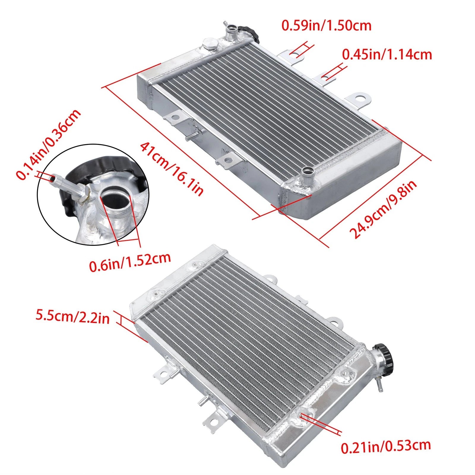 Radiator for Polaris Predator 500 (2003â2007)