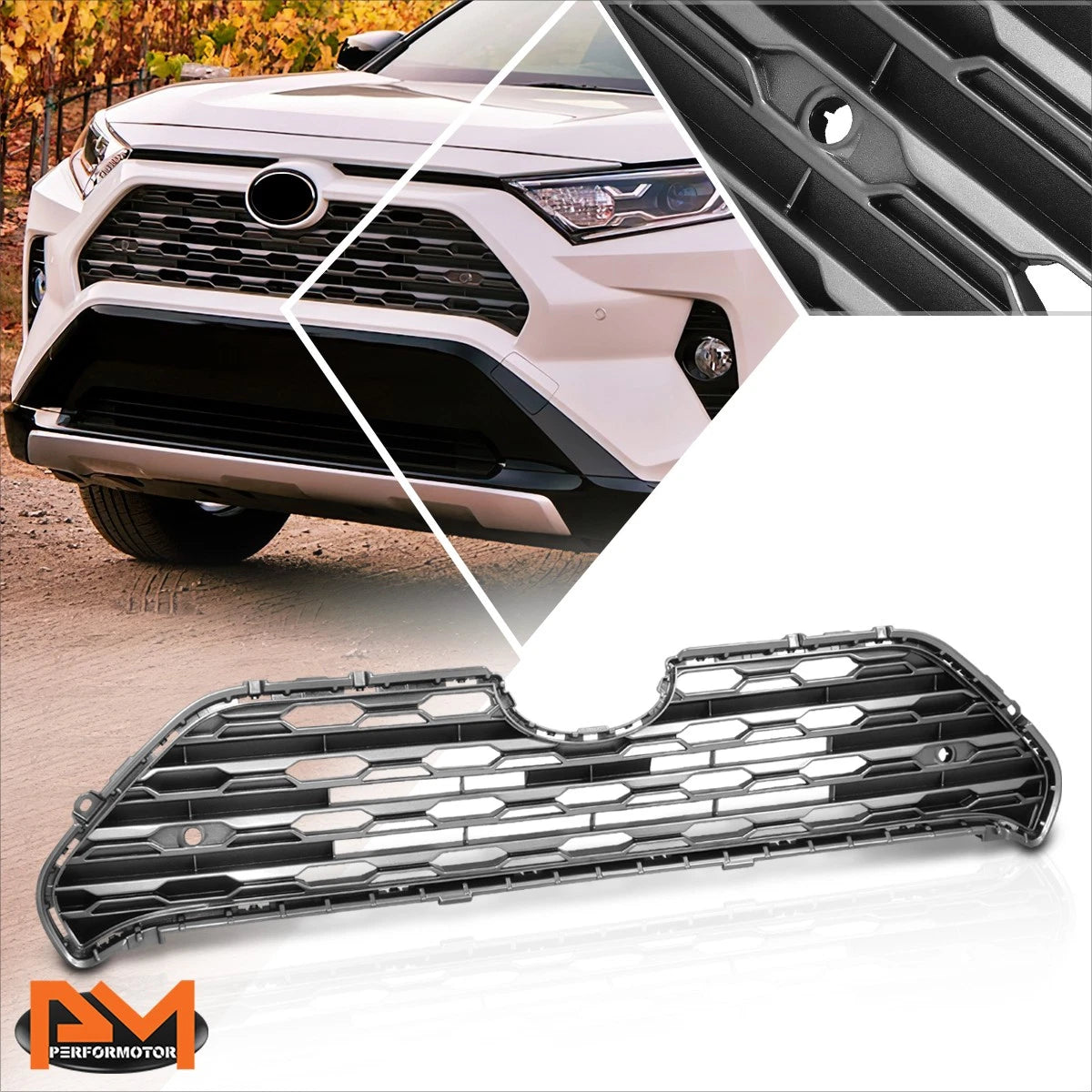 Front Grille Insert for Toyota RAV4 Limited (2019–2024)