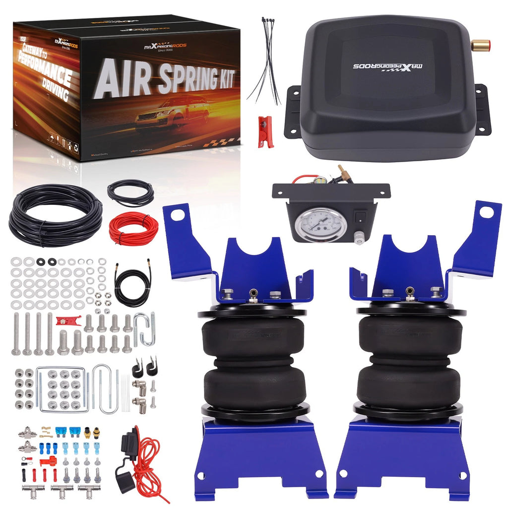Air Spring Kit + Air Shock Compressor Kit for Nissan Titan XD (2016–2023)