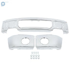 Chrome Front Bumper Face Bar with Fog Lamp Holes for Ford F-150 (2009–2015)