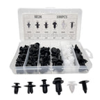 100Pcs Body Push Retainer Pins for Bumper Door Trim Panel Fasteners
