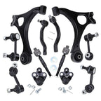 12pc Front Lower Control Arm Ball Joint Swaybar Tie Rod for Honda Civic (2006–2011)