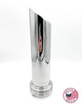 2 Barrel Carburetor Velocity Stack Polished Aluminum for 11 Inch Bug Dome (—)