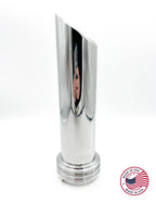 2 Barrel Carburetor Velocity Stack Polished Aluminum for 11 Inch Bug Dome (—)
