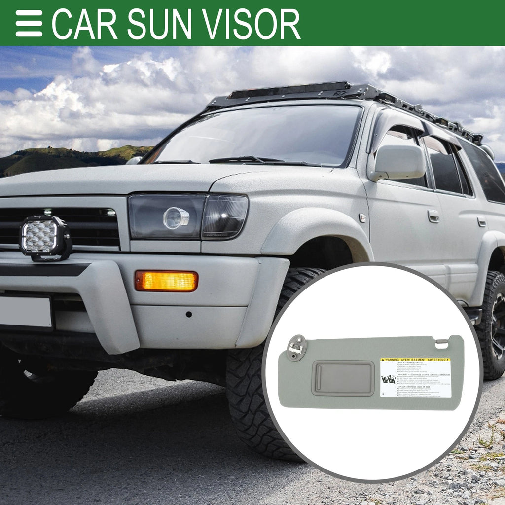 Left Driver Side Sun Visor for Toyota 4Runner (2010–2023) 74320-35A91-B1 Gray