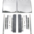 1 Pair Mud Flaps for Quarter Fender (24"x 29") with Stainless Steel Bracket