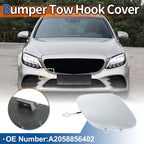Car Bumper Tow Hook Cover for Mercedes-Benz (2019-2023) Diamond Silver
