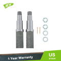 Set of 2 Square Spindle 8.25" x 1.5" with Fastening Accessories