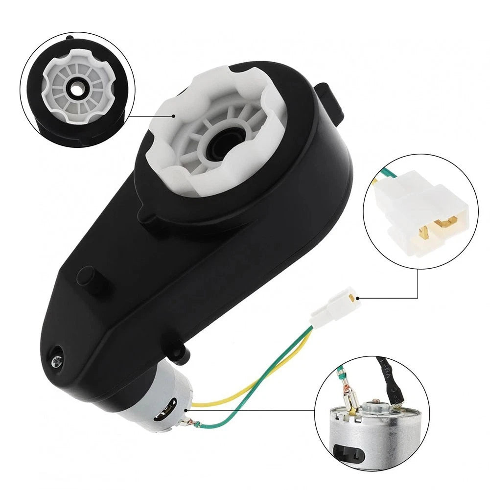 24V RS555 DC Motor Gearbox 40000RPM for Toy Vehicle Drive Systems