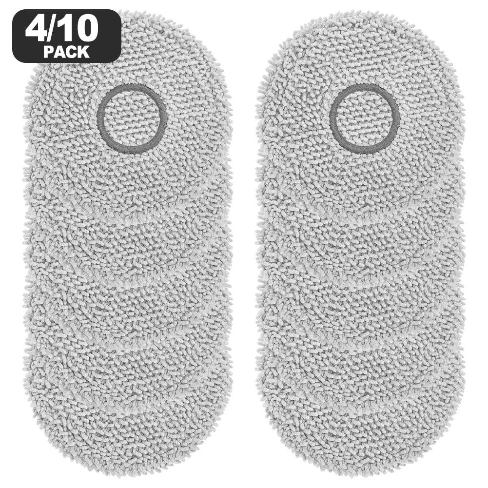 Set of 4 Microfiber Mop Pads for Neatsvor U1 Plus Robot Vacuum Cleaner
