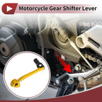 Folding Motorcycle Gear Shifter Lever for Honda CRF110F (2013-2018) Gold Black