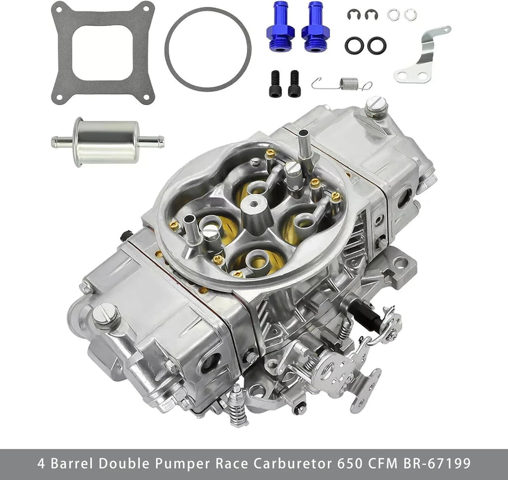 Carb Fuel for Holley Quick BR-67199 650CFM Race Carburetor (RHD)