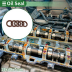 Oil Seal FKM Rubber 28x40x7mm for Various Models (5 Pcs)
