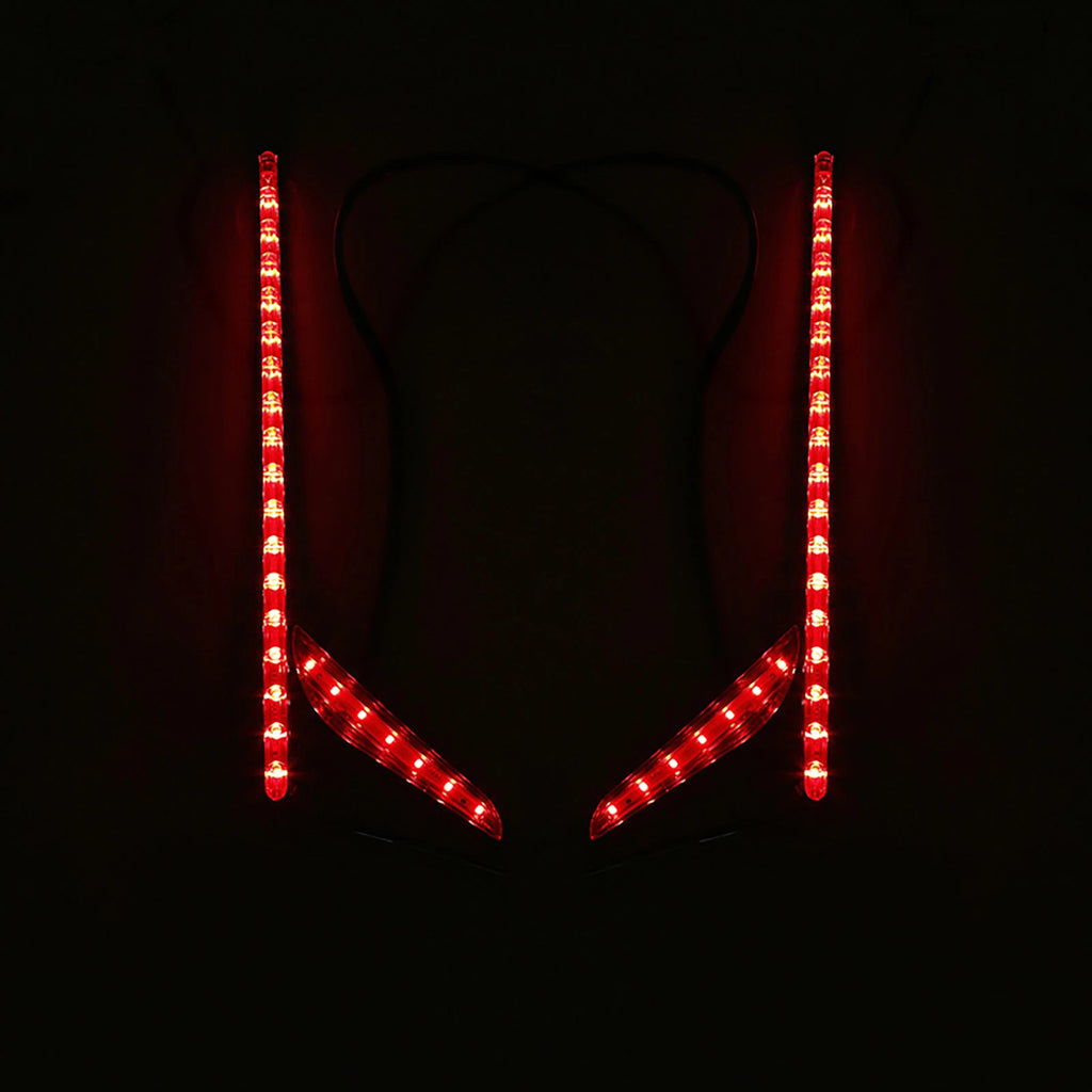 Vertical Rear LED Light Strips for Honda Goldwing 1800 (2012–2017) F6B (2013–2017)