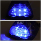 5Pcs Smoked Blue LED Cab Roof Running Lights for Ford Super Duty (1999–2016)