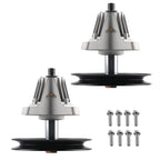 2X Spindle Assembly for Cub Cadet LTX1045 LTX1046 (2010–2015) 918-04636 918-04865A