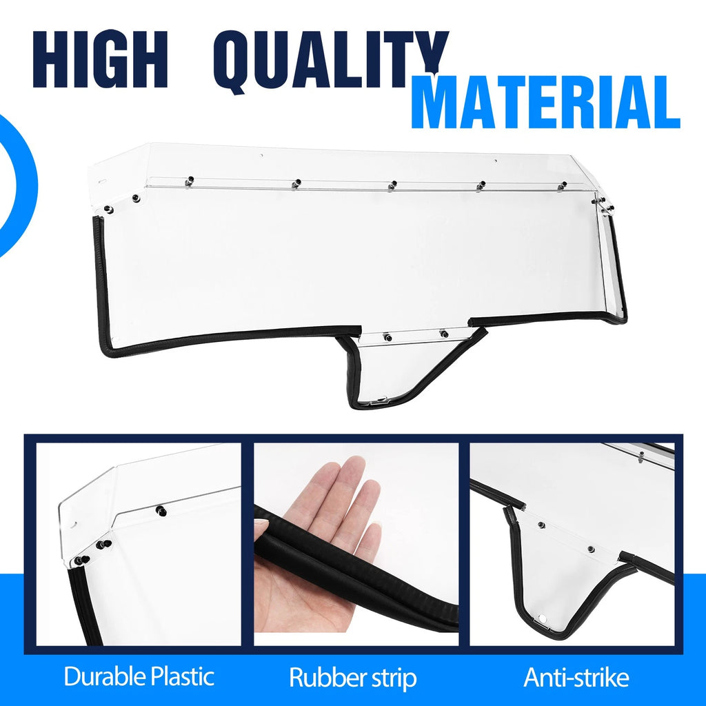Clear Rear Windshield for Honda Pioneer 700 (2014–2023)