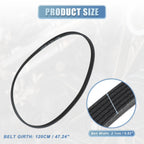 V-Ribbed Serpentine Drive Belt for Volkswagen Jetta (2000–2005) No. 06A260849E