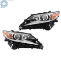 Set of 2 Headlights for Lexus ES350 ES300H (2016–2018) LED DRL Projector