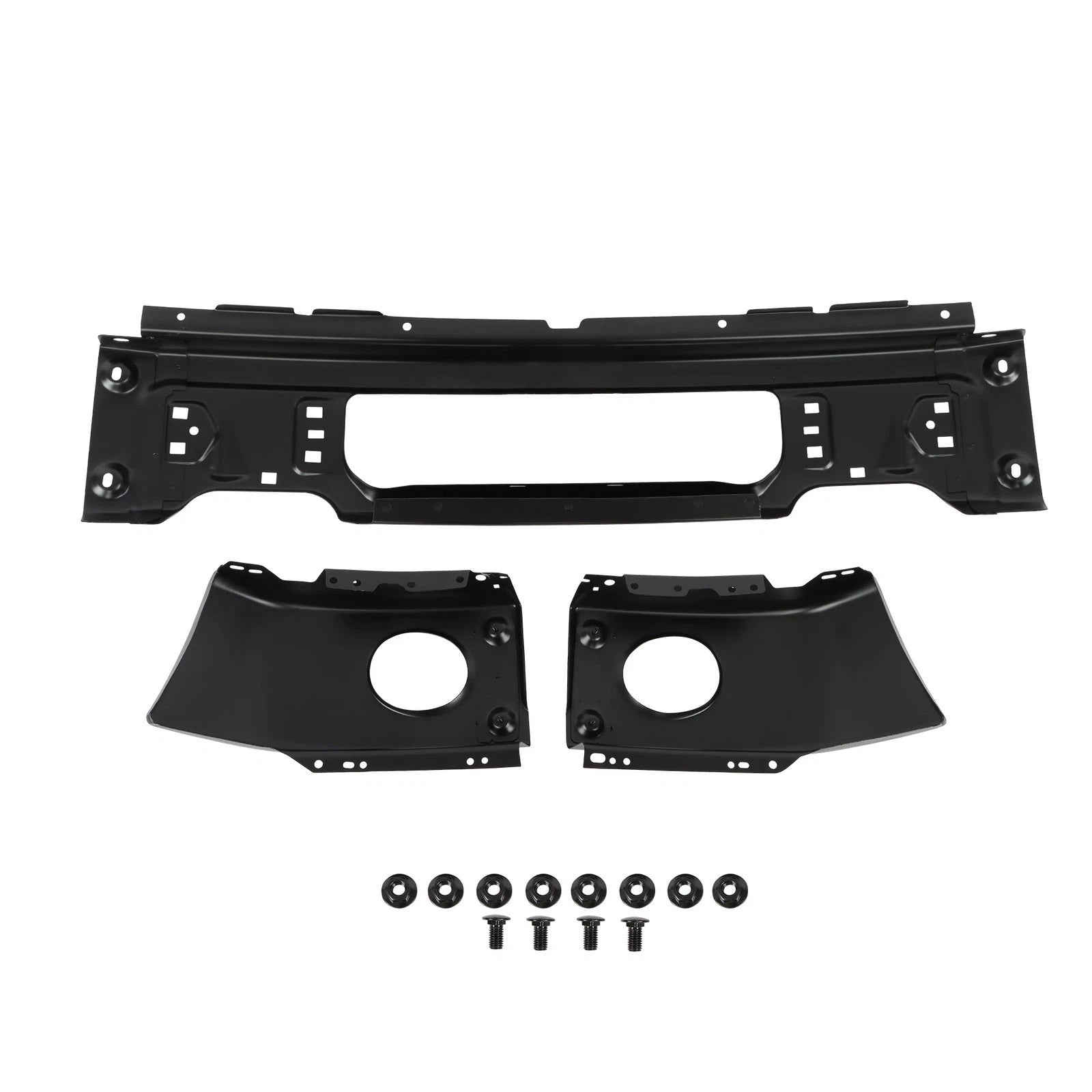 Split Style Front Bumper for Ford F150 (2009-2015) Durable Steel Black