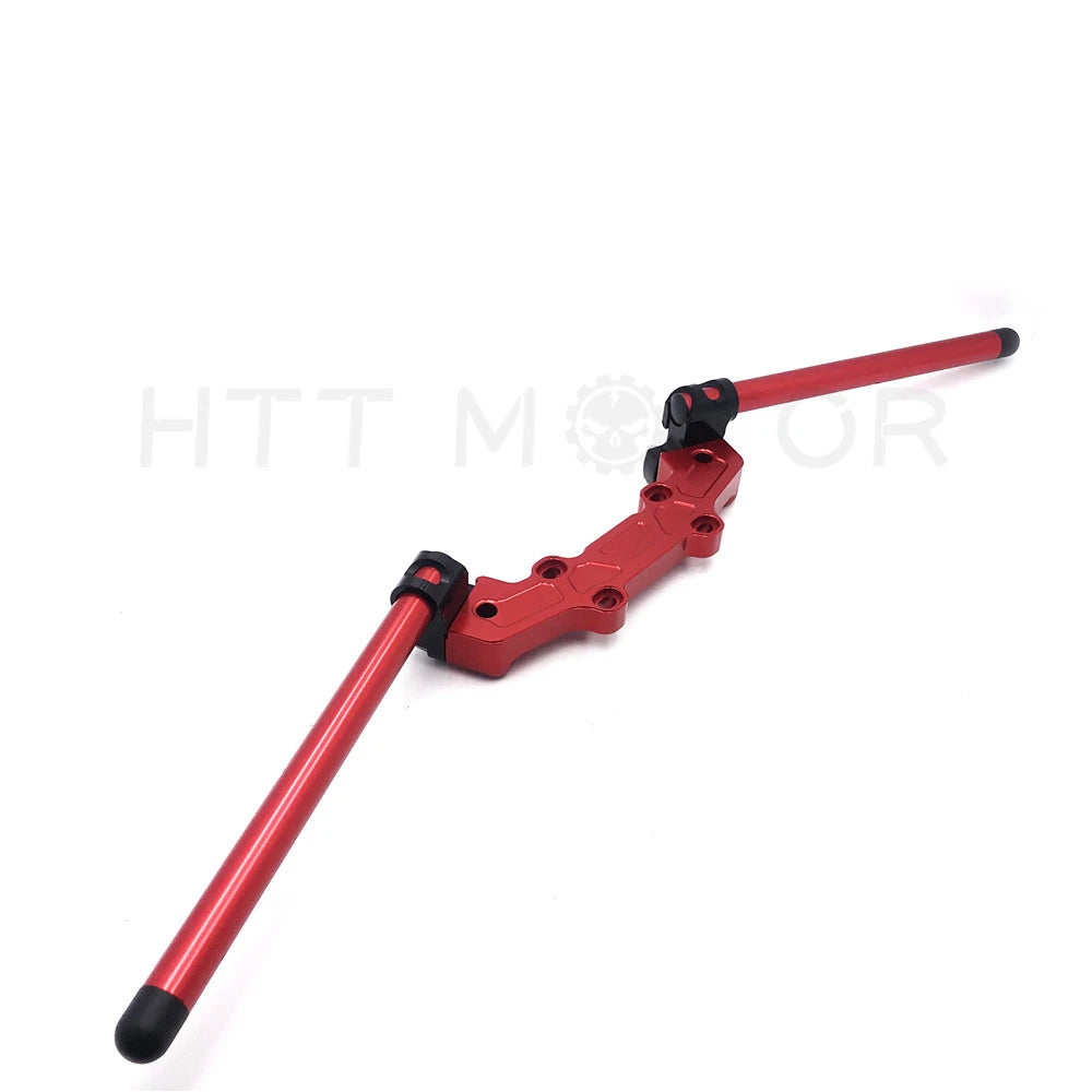 Clip-On Adapter Plate Handlebar Set for Yamaha MT-09 FZ-09 (2013–2016) Black