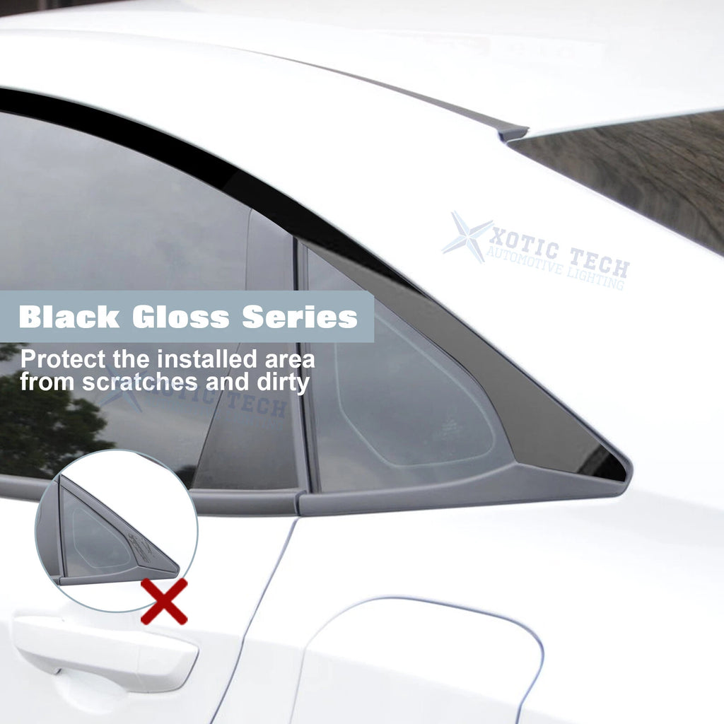 Chrome Delete Blackout Window Precut Vinyl Cover for Honda Civic (2016-2021)