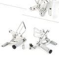 CNC Adjustable Rearset Footpegs for Honda NSF100 NSR50