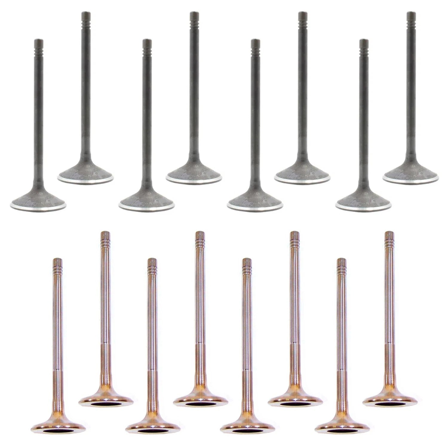 Set of 16 Intake & Exhaust Valves for Saab 9-3, 9-3X, Chevy Cobalt, Ion (2003–2010)