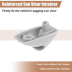 Sun Visor Support Clip Retainer No.191857559 for Volkswagen Rabbit (1979–1984)