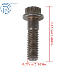 Chromoly Header Exhaust Manifold Bolts for GM LS Series (LS1-LS6)