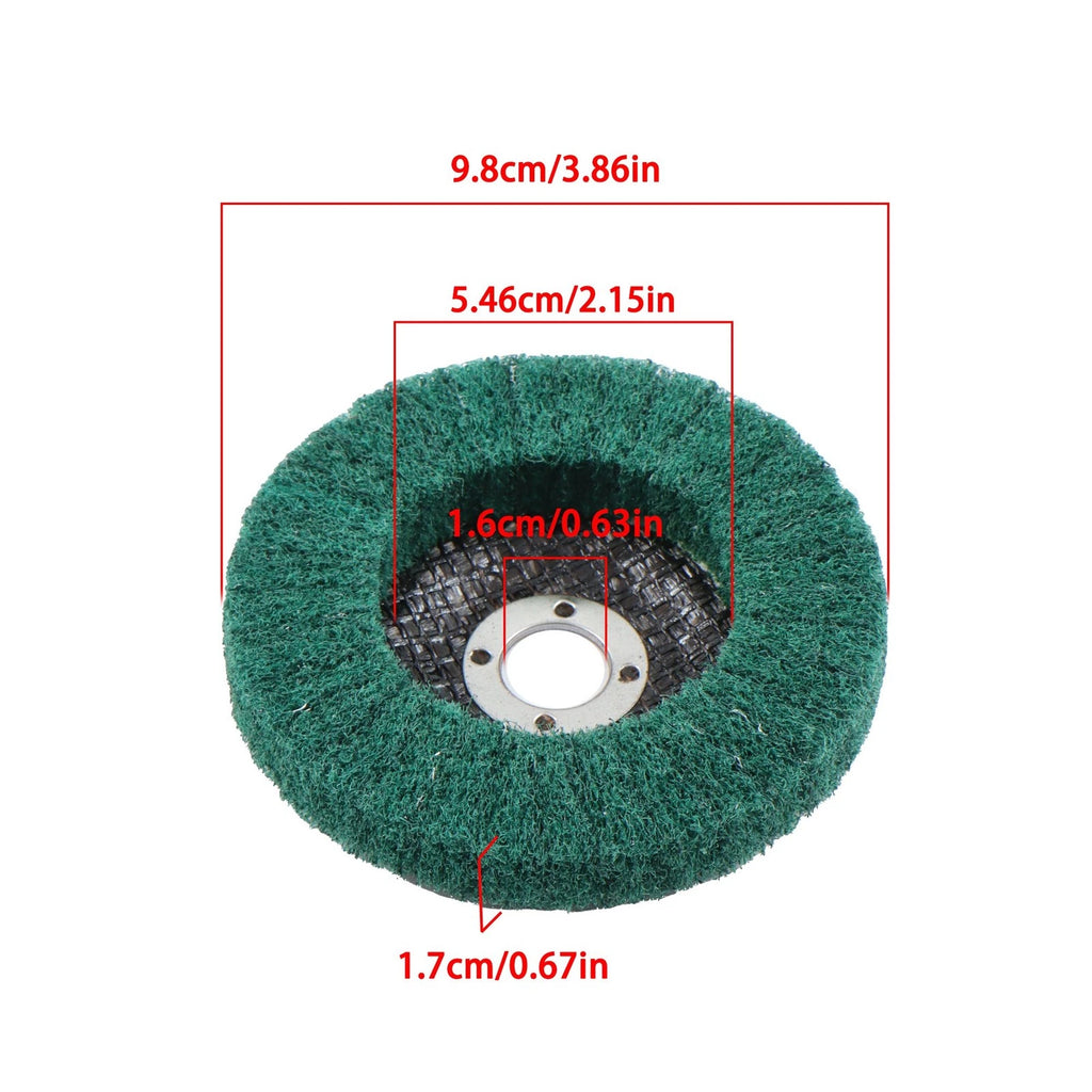 Set of 10 Flap Discs 180 & 320 Grit for 4 Inch Angle Grinder